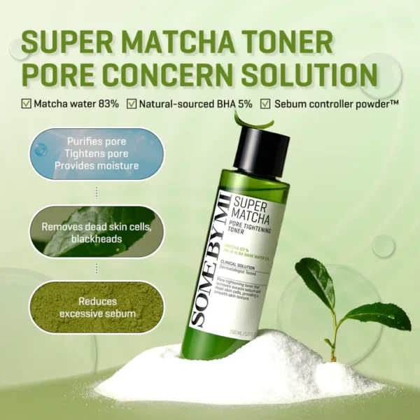 Tónico Seborregulador Super Matcha Pore Tightening de SOME BY MI 150ml