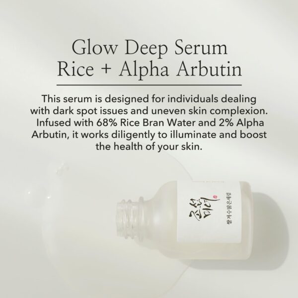 Version 1.0.0 Serum Hidratante Glow Deep Serum Rice+Alpha Arbutin de BEAUTY OF JOSEON 30ml