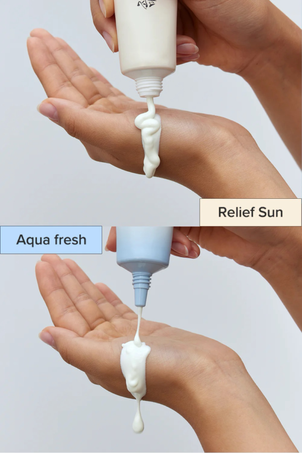 Protector solar Relief Sun Aqua-Fresh Rice + B5 SPF50+ PA++++ de BEAUTY OF JOSEON 50ml