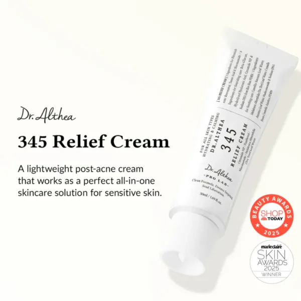 IMG_9083 Gel Crema Hidratante 345 Relief Cream de DR. ALTHEA 50ml