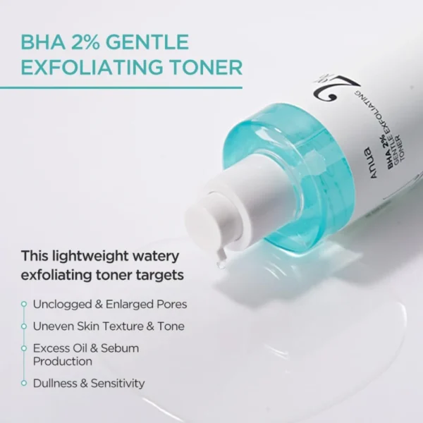 Tónico Exfoliante BHA 2% Gentle Exfoliating Toner de ANUA 150ml