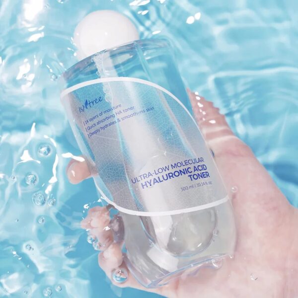 Tónico hidratante Ultra-Low Molecular Hyaluronic Acid Tóner de ISNTREE  300ml