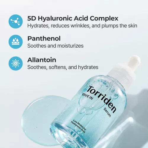 226-3 Serum de Ácido Hialurónico Dive in Low Molecule de TORRIDEN 50ml