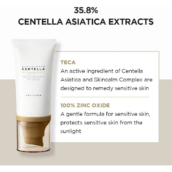 Protector solar Madagascar Centella Air Fit Suncream de SKIN1004