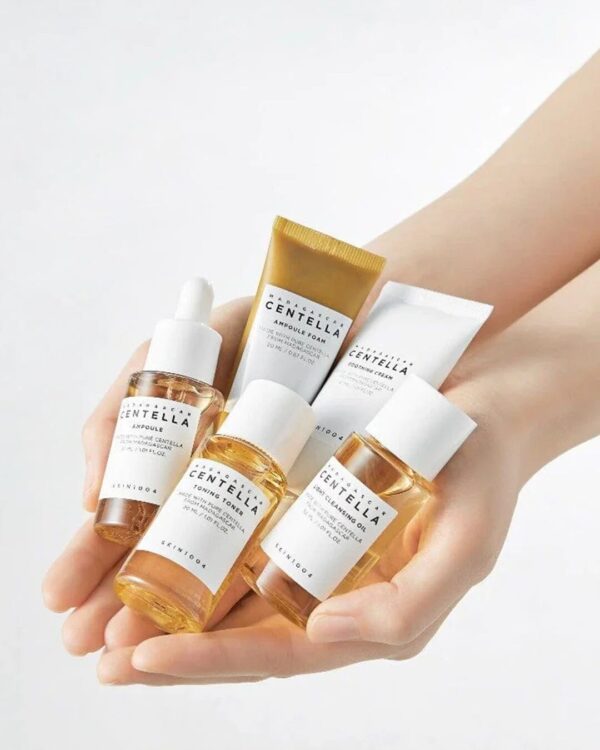 Kit Mini Esenciales Para Viaje Madagascar Centella Travel Kit de SKIN1004 30ml