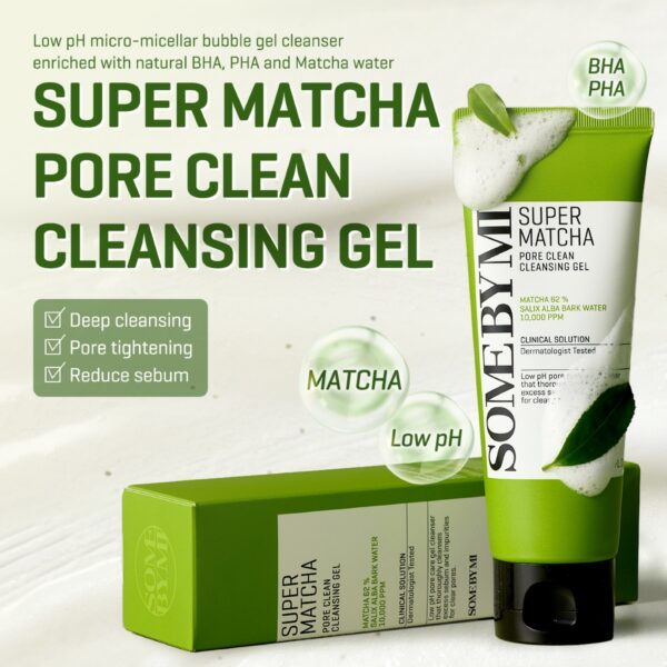IMG_5297 Limpiador Gel Super Matcha Pore Clean Some By Mi