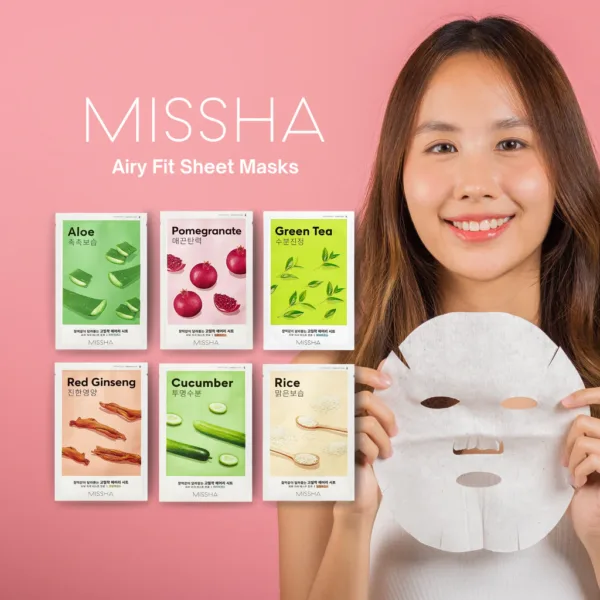 Mascarillas Airy Fit de Missha- 5 Tipos