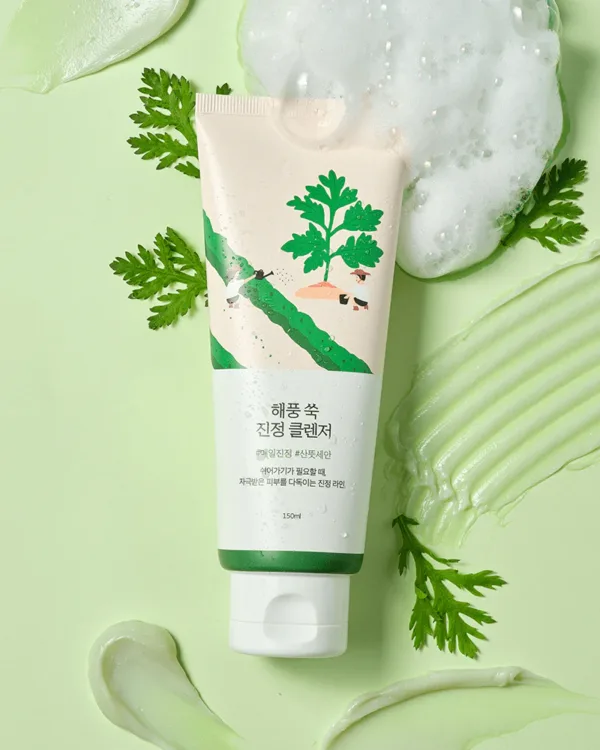 IMG_5432 Limpiador espuma Mugwort Calming Cleanser de ROUND LAB- 150ML