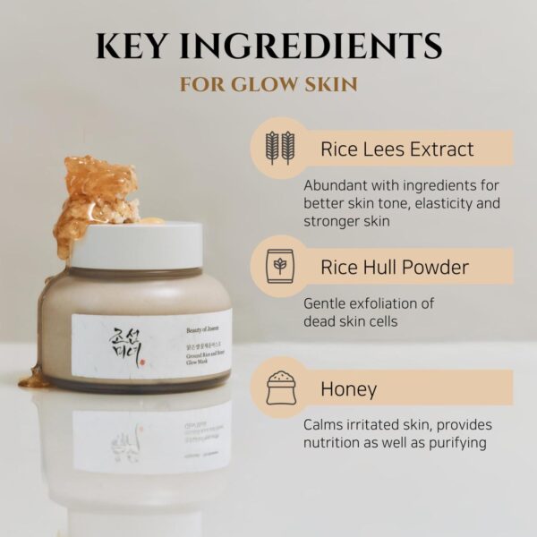 0882042a-8284-4ea0-a346-b5ba8ebcf09e 2 Mascarilla Facial Ground Rice and Honey Glow Mask de BEAUTY OF JOSEON- 150ml