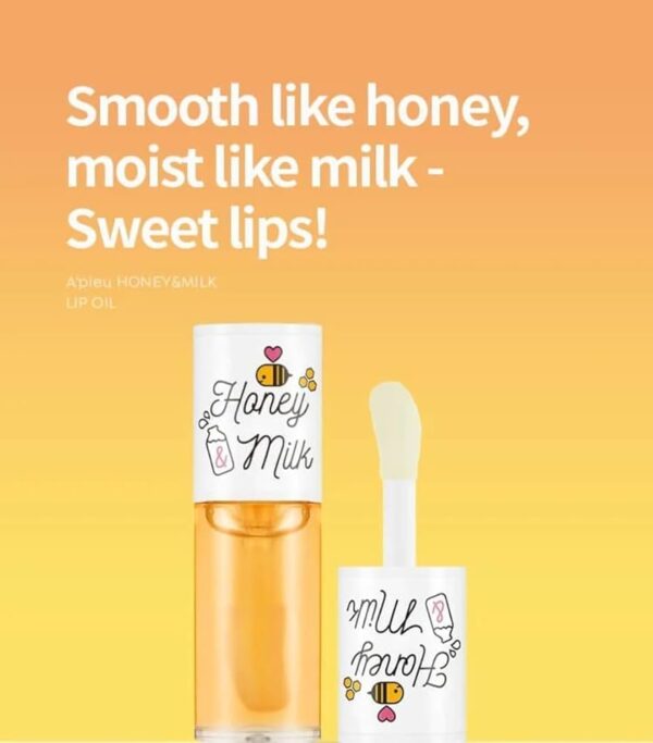 Lip oil Hidratante de Labios Honey&Milk de A´PIEU- 5g