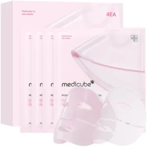 Pack Mascarillas PDRN Pink Colllagen Gel Mask de MEDICUBE - (4 unidades)