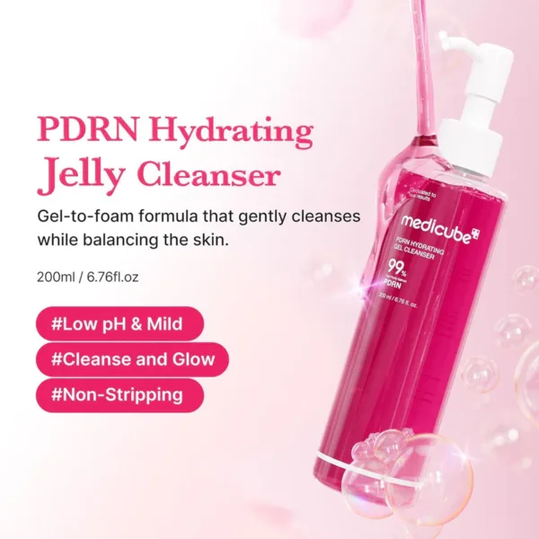 Limpiador PDRN Hydrating Gel Cleanser de MEDICUBE - 200ml