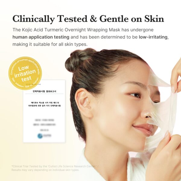 Mascarilla Kojic Acid Turmeric Night Wrapping Mask de MEDICUBE- 75ML