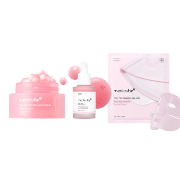 Kit PDRN Pink Collagen de MEDICUBE - (3 piezas)