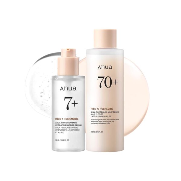 Kit Rice + Ceramide reparador de barrea de ANUA - 2 piezas