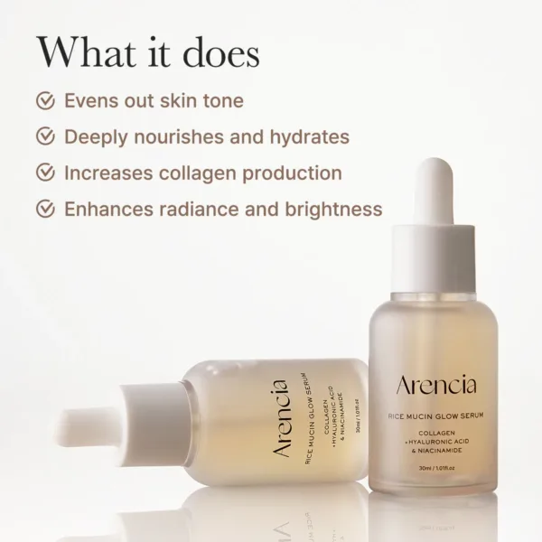 IMG_7518 Serum Hidratante Rice Mucin Glow Serum de ARENCIA -30ml