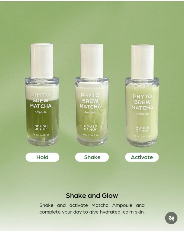 Screenshot Serum Hidratante Phyto Brew Matcha Ampoule de HOUSE OF HUR - 50ml