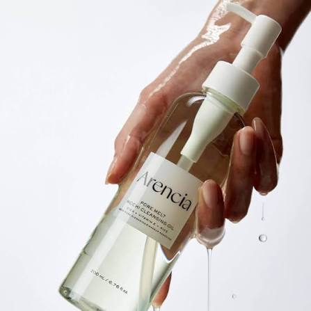 Limpiador Aceite Pore Melt Mochi Cleansing Oil de ARENCIA - 200ml