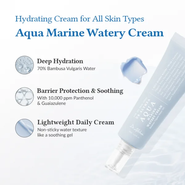 IMG_8546 2 Gel Hidratante Aqua Marine Watery Cream de DR. ALTHEA - 50ml