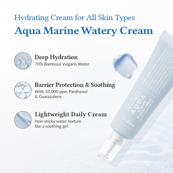 Gel Hidratante Aqua Marine Watery Cream de DR. ALTHEA - 50ml