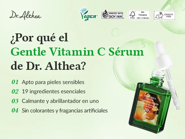 Serum Antioxidante Gentle Vitamin C Serum de DR. ALTHEA -30ml