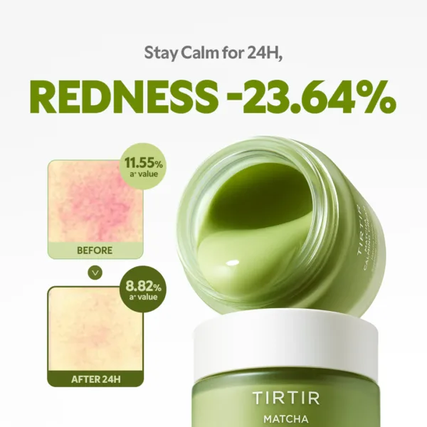 Hidratante en crema Matcha Calming Cream de TIRTIR - 50ML
