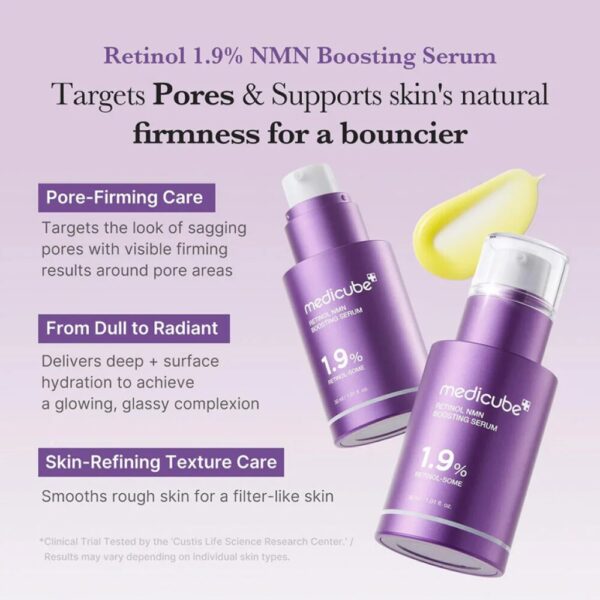 Serum Antiedad Retinol NMN Boosting Serum de MEDICUBE- 30ML