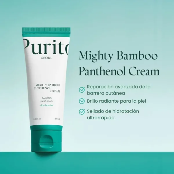 IMG_9197 Gel- Crema Hidratante Mighty Bamboo Panthenol Cream de PURITO- 100ML