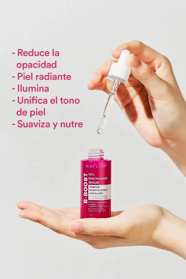 IMG_9856 2 Serum Antioxidante B-Boost 10% Niacinamide Serum de NINELESS - 30ml