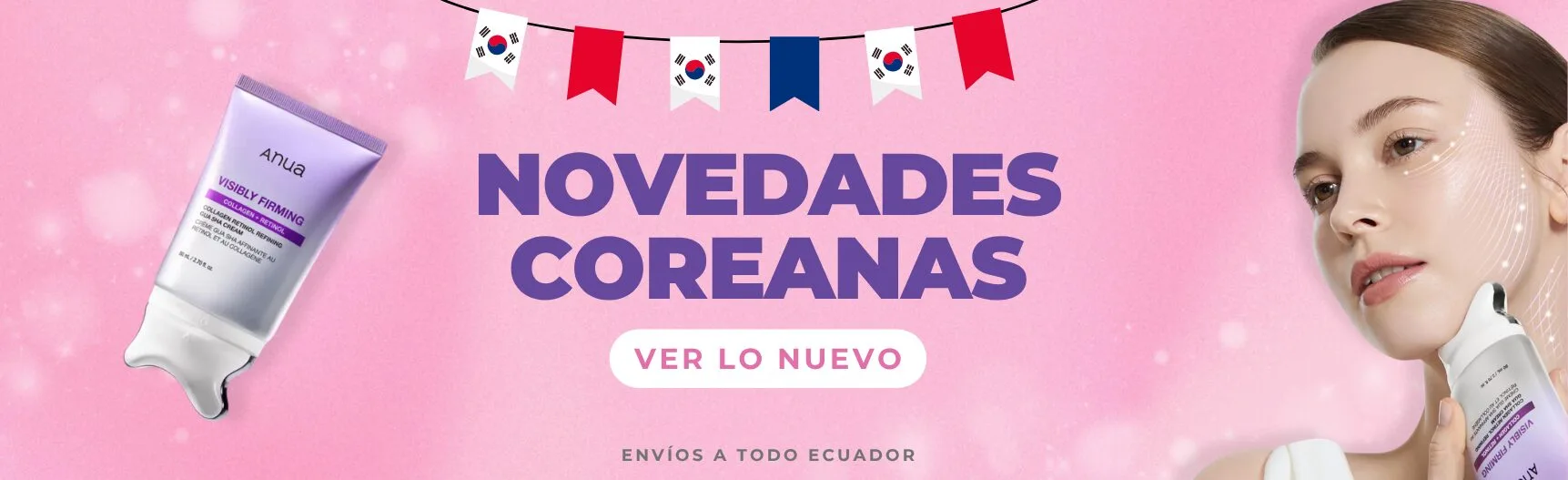 Una mujer sosteniendo un tarro de crema