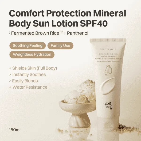 IMG_0821 Protector Solar Corporal Comfort Protection Mineral Body Sun Lotion de BEAUTY OF JOSEON- 150ml